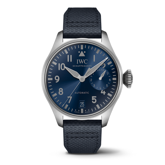 IWC Schaffhausen Big Pilot’s Watch IWC Racing Works 46.2  mm Blue  Dial Titanium  Blue Calfskin Strap IW501019