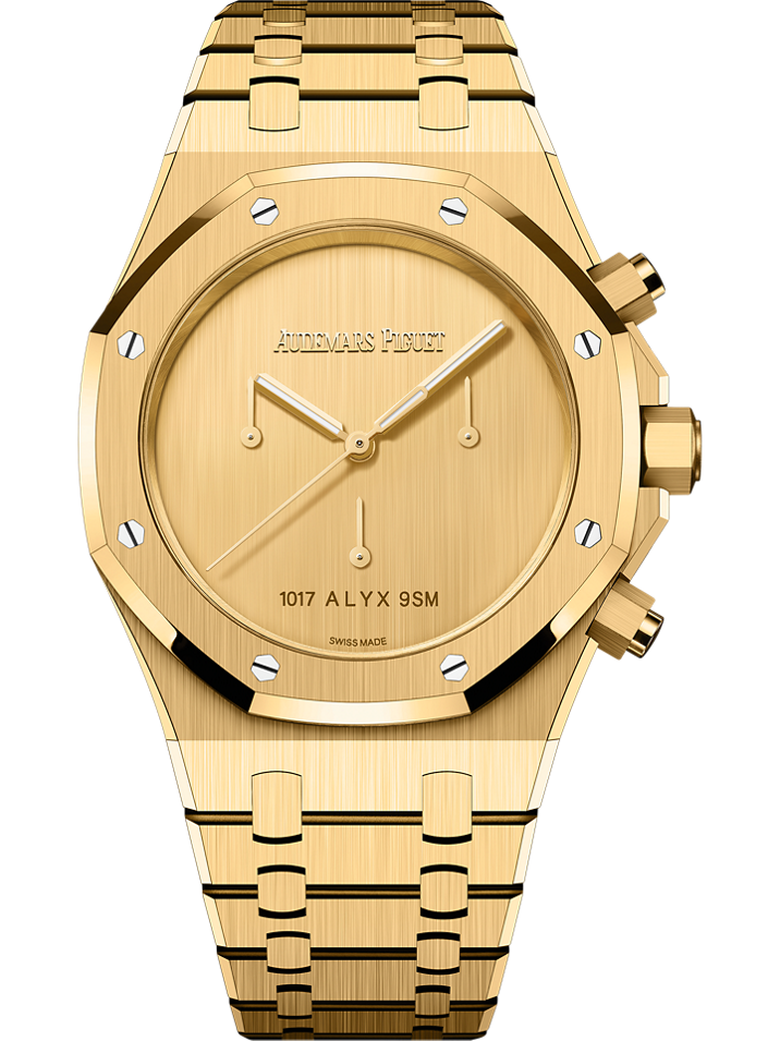 Audemars Piguet Royal Oak Selfwinding Chronograph 41 mm Yellow  Dial 18-Carat Yellow Gold Bracelet 26240BA.OO.1320BA.01