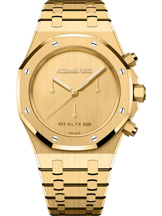 Audemars Piguet Royal Oak Selfwinding Chronograph 41 mm Yellow  Dial 18-Carat Yellow Gold Bracelet 26240BA.OO.1320BA.01