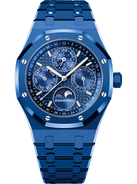 Audemars Piguet Royal Oak Perpetual Calendar 41 mm Blue  Dial Ceramic Bracelet 26579CS.OO.1225CS.01