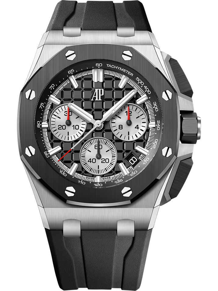 Audemars Piguet Royal Oak Offshore Selfwinding Chronograph 43 mm Black Dial Stainless Steel Rubber Strap 26420SO.OO.A002CA.01