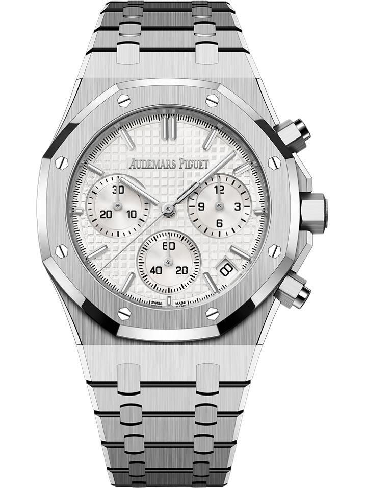 Audemars Piguet Royal Oak Selfwinding Chronograph 41 mm Silver Dial Stainless Steel Bracelet 26240ST.OO.1320ST.07