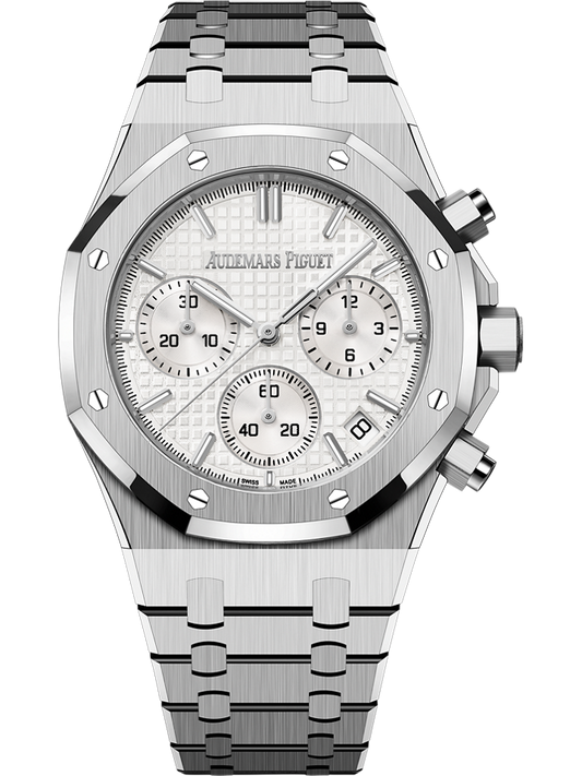 Audemars Piguet Royal Oak Selfwinding Chronograph 41 mm Silver Dial Stainless Steel Bracelet 26240ST.OO.1320ST.07