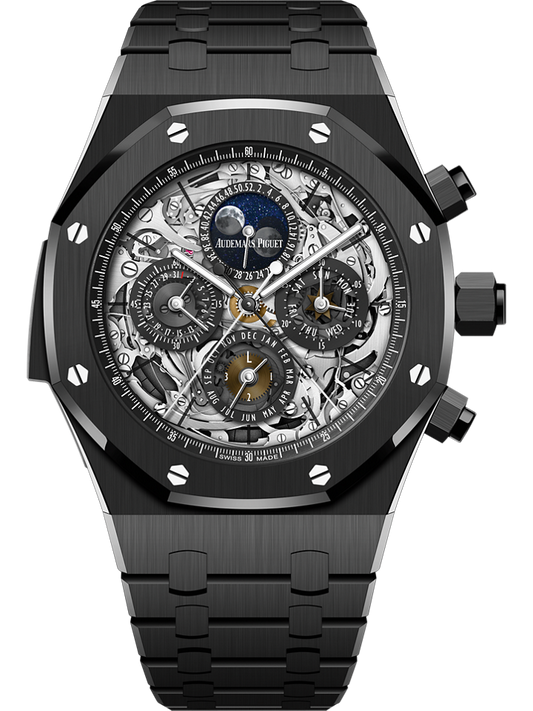 Audemars Piguet Royal Oak Grande Complication 44 mm White Dial Black Ceramic Bracelet 26605CE.OO.1248CE.01