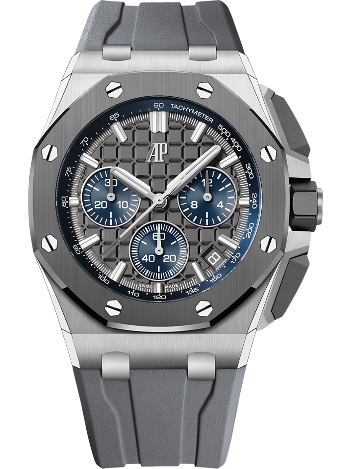 Audemars Piguet Royal Oak Offshore Selfwinding Chronograph 43 mm Grey Dial Titanium Rubber Strap 26420IO.OO.A009CA.01