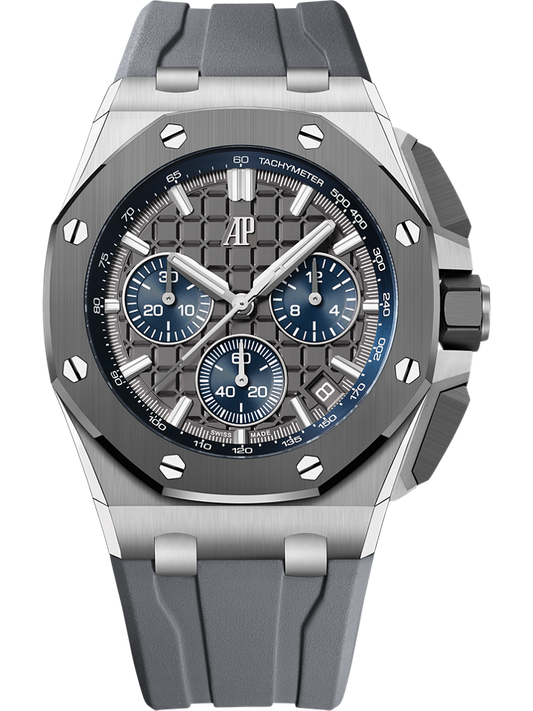 Audemars Piguet Royal Oak Offshore Selfwinding Chronograph 43 mm Grey Dial Titanium Rubber Strap 26420IO.OO.A009CA.01