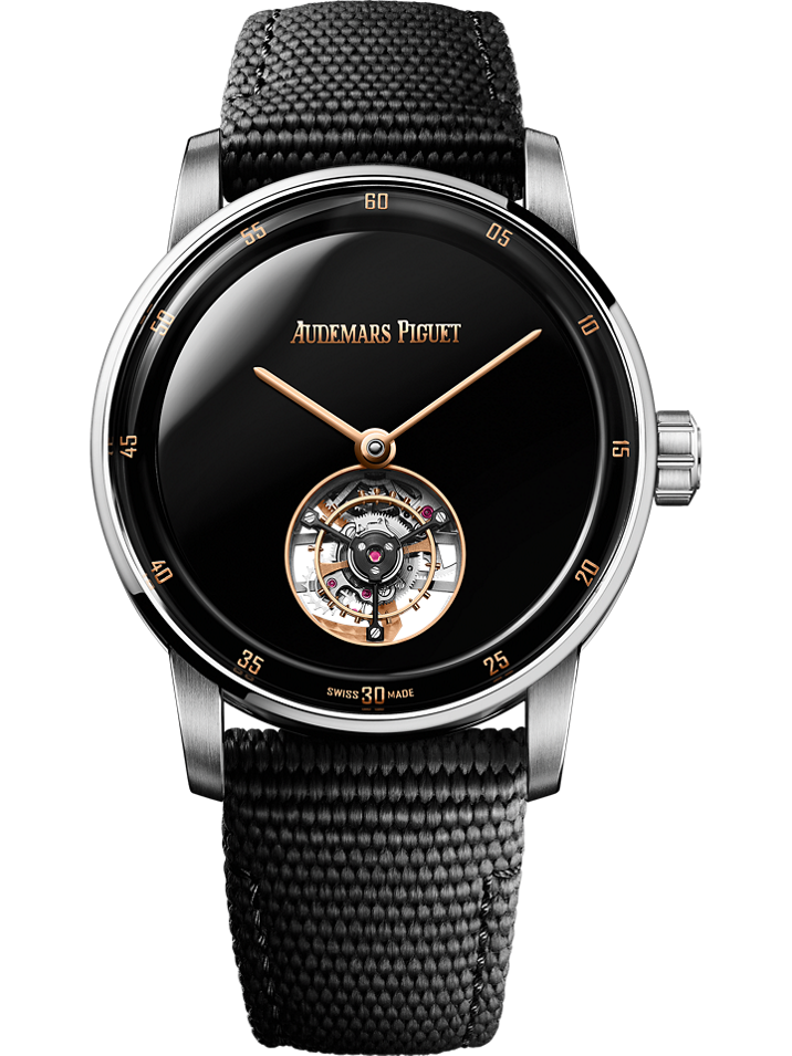 Audemars Piguet Code 11.59 by Audemars Piguet Selfwinding Flying Tourbillon  41 mm Black Dial Ceramic Rubber-Coated Strap 26396NB.OO.D002KB.01