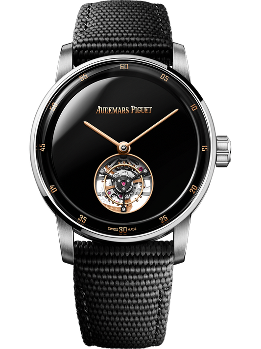 Audemars Piguet Code 11.59 by Audemars Piguet Selfwinding Flying Tourbillon  41 mm Black Dial Ceramic Rubber-Coated Strap 26396NB.OO.D002KB.01