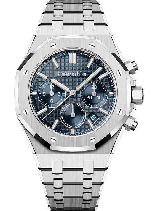 Audemars Piguet Royal Oak Selfwinding Chronograph 38 mm Blue  Dial Stainless Steel Bracelet 26715ST.OO.1356ST.01