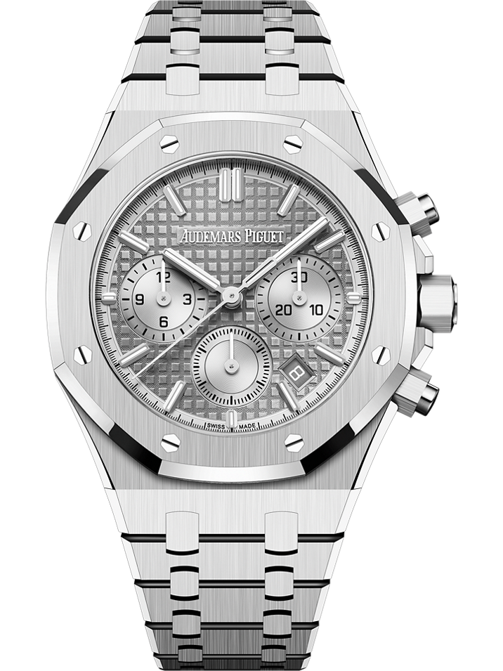 Audemars Piguet Royal Oak Selfwinding Chronograph 38 mm Grey Dial Stainless Steel Bracelet 26715ST.OO.1356ST.02