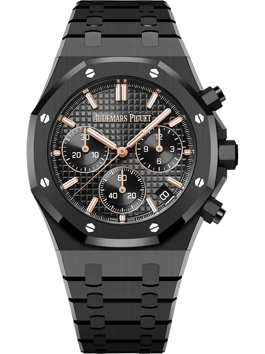 Audemars Piguet Royal Oak Selfwinding Chronograph 41 mm Black  Dial Ceramic Bracelet 26240CE.OO.1225CE.02