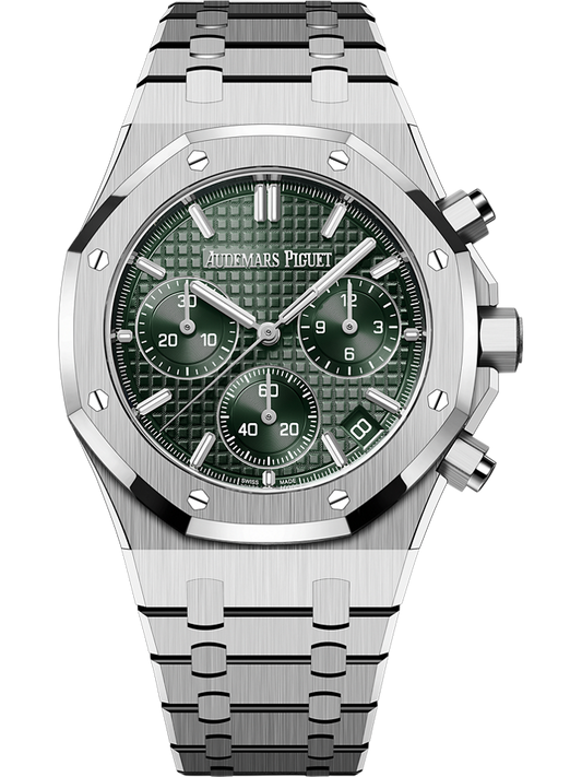 Audemars Piguet Royal Oak Selfwinding Chronograph 41 mm Khaki Green Dial Stainless Steel Bracelet 26240ST.OO.1320ST.08