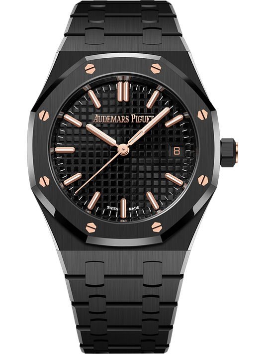 Audemars Piguet Royal Oak Selfwinding 34 mm Black Dial Ceramic Bracelet 77350CE.OO.1266CE.03.A