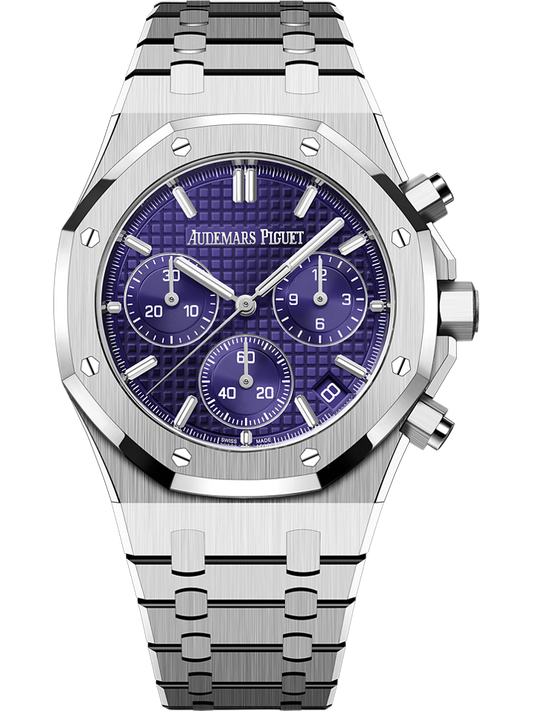 Audemars Piguet Royal Oak Selfwinding Chronograph 41 mm Purple  Dial 18-Carat White Gold Bracelet 26240BC.OO.1320BC.01