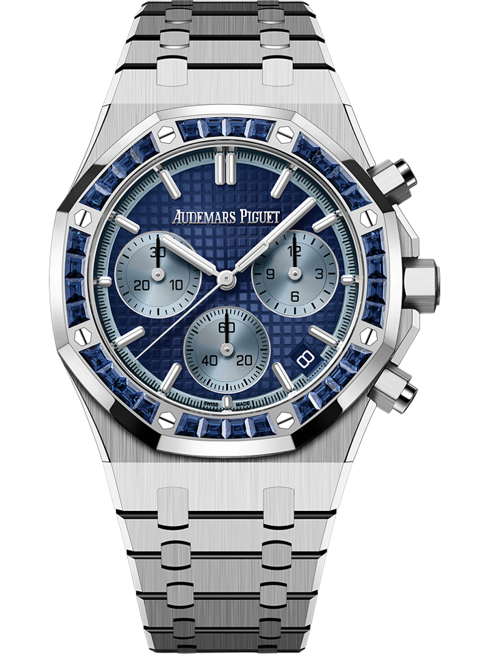 Audemars Piguet Royal Oak Selfwinding Chronograph 41 mm Blue  Dial 18-Carat White Gold Bracelet 26240BC.SS.1320BC.01