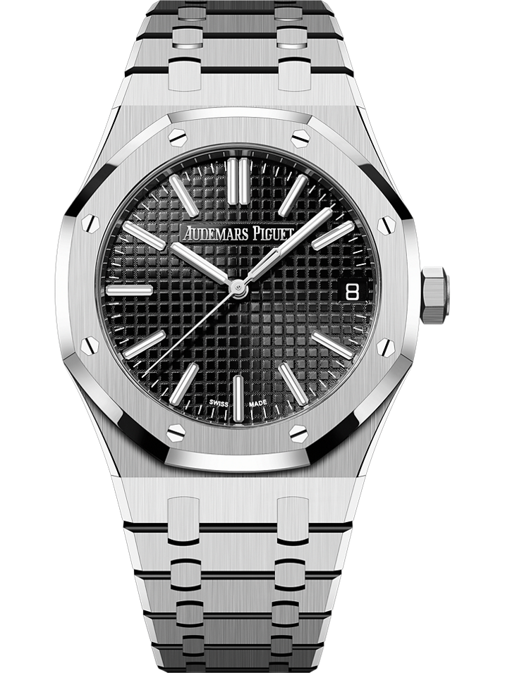 Audemars Piguet Royal Oak Selfwinding 41 mm Black  Dial Stainless Steel Bracelet 15510ST.OO.1320ST.07