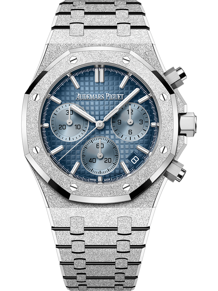 Audemars Piguet Royal Oak Selfwinding Chronograph 41 mm Blue  Dial 18-Carat White Gold Bracelet 26240BC.GG.1324BC.02