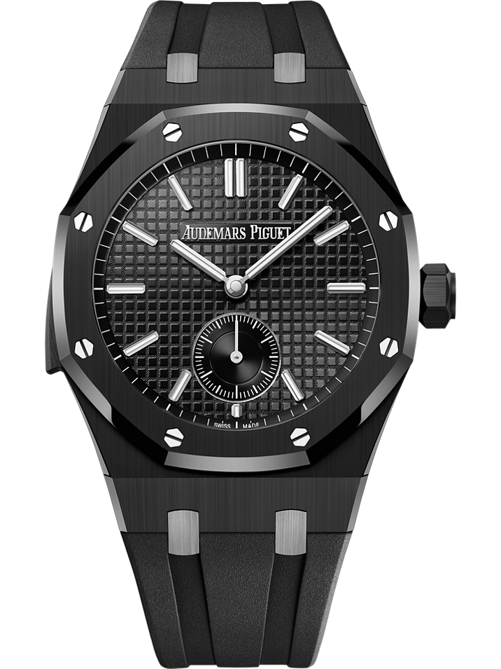 Audemars Piguet Royal Oak Minute Repeater Supersonnerie 42 mm Black Dial Black Ceramic Rubber Strap 26591CE.OO.D002CA.01