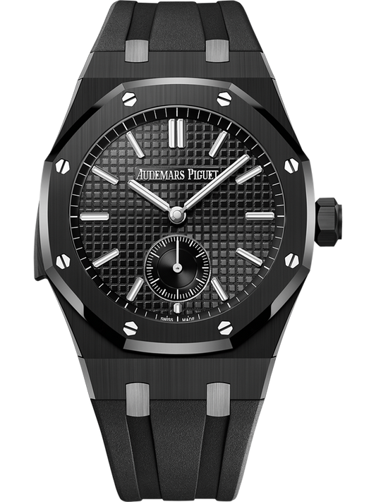 Audemars Piguet Royal Oak Minute Repeater Supersonnerie 42 mm Black Dial Black Ceramic Rubber Strap 26591CE.OO.D002CA.01