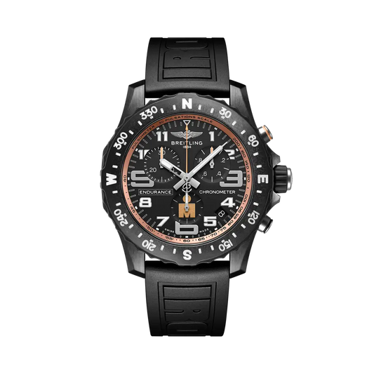 Breitling Endurance Pro 44 IRONMAN® Finisher 44 mm Black Dial Breitlight Black Rubber Strap X823101B1B1S1